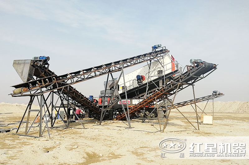 鋼筋混凝土破碎用什么機(jī)器？建筑垃圾移動(dòng)破碎站剛剛好